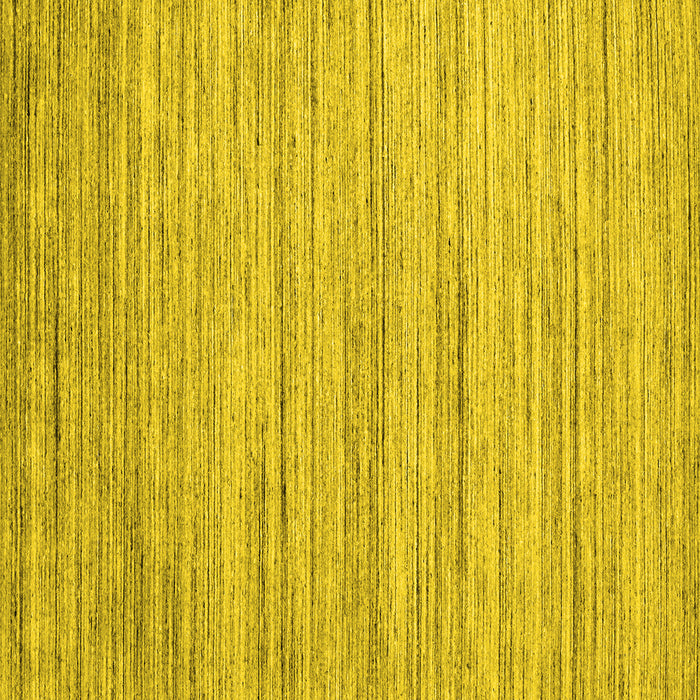 Square Abstract Yellow Contemporary Rug, con1718yw