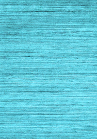 Abstract Light Blue Contemporary Rug, con1718lblu