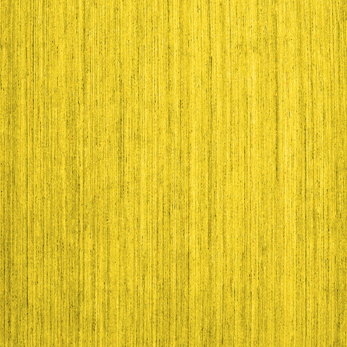 Square Machine Washable Abstract Yellow Contemporary Rug, wshcon1719yw