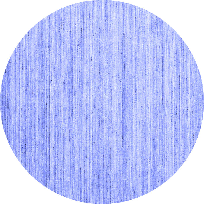 Round Machine Washable Abstract Blue Contemporary Rug, wshcon1719blu
