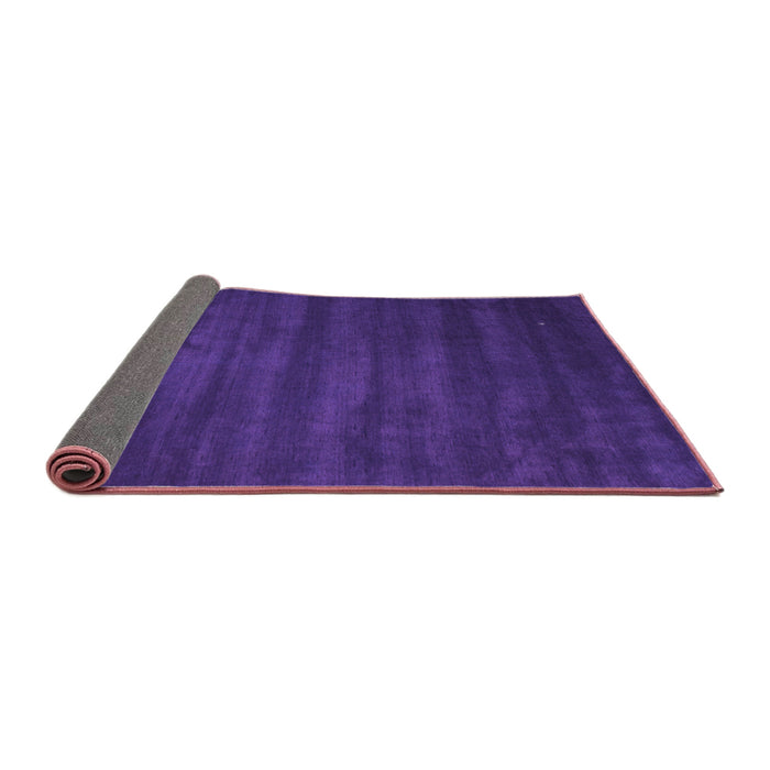 Sideview of Abstract Purple Contemporary Rug, con171pur