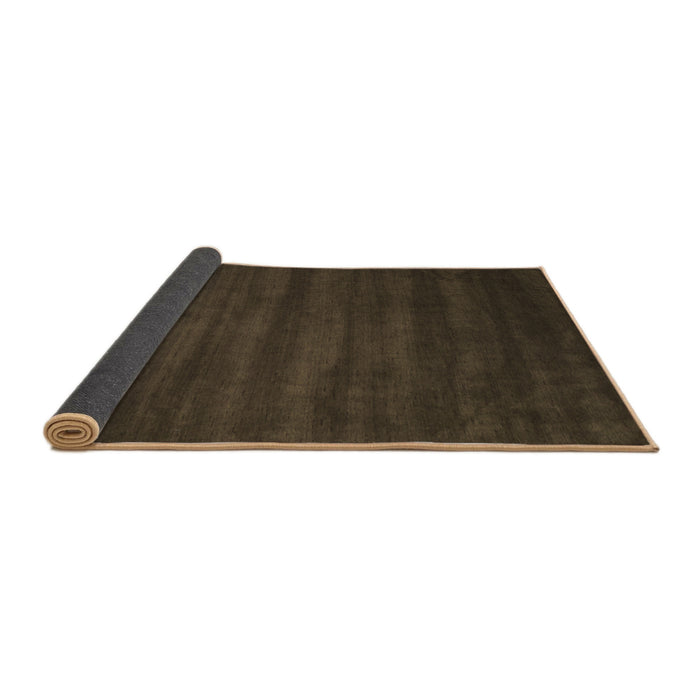 Sideview of Abstract Brown Contemporary Rug, con171brn