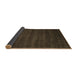 Sideview of Abstract Brown Contemporary Rug, con171brn