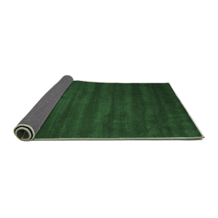 Sideview of Abstract Emerald Green Contemporary Rug, con171emgrn