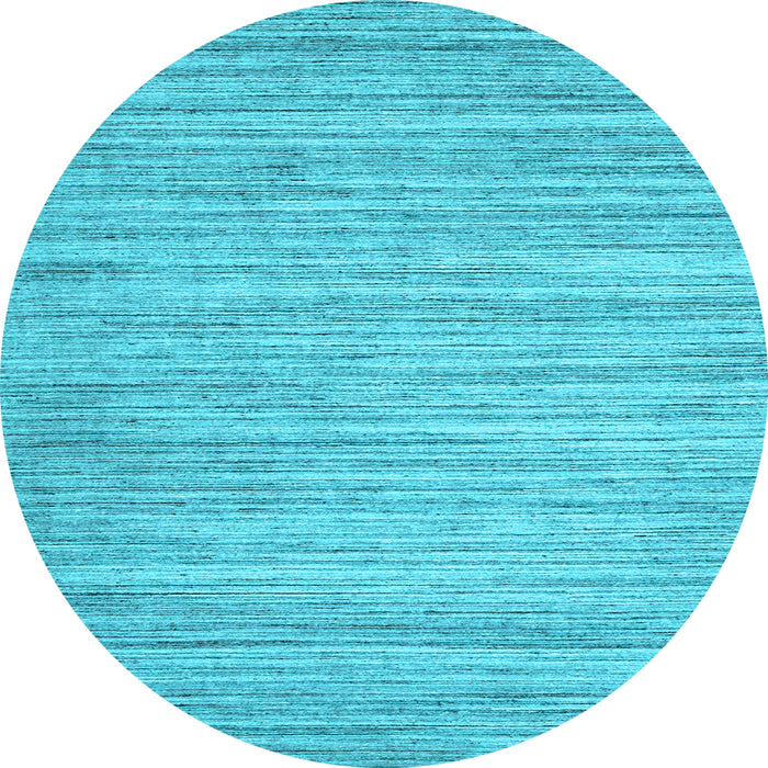 Round Machine Washable Abstract Light Blue Contemporary Rug, wshcon1720lblu
