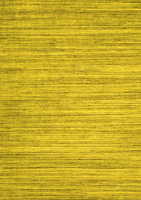 Abstract Yellow Contemporary Rug, con1720yw