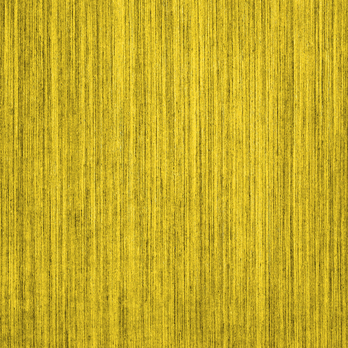 Square Machine Washable Abstract Yellow Contemporary Rug, wshcon1720yw