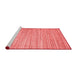 Contemporary Red Washable Rugs