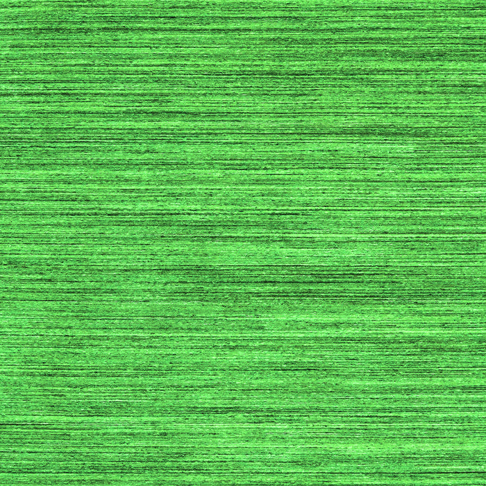 Round Machine Washable Abstract Green Contemporary Area Rugs, wshcon1721grn