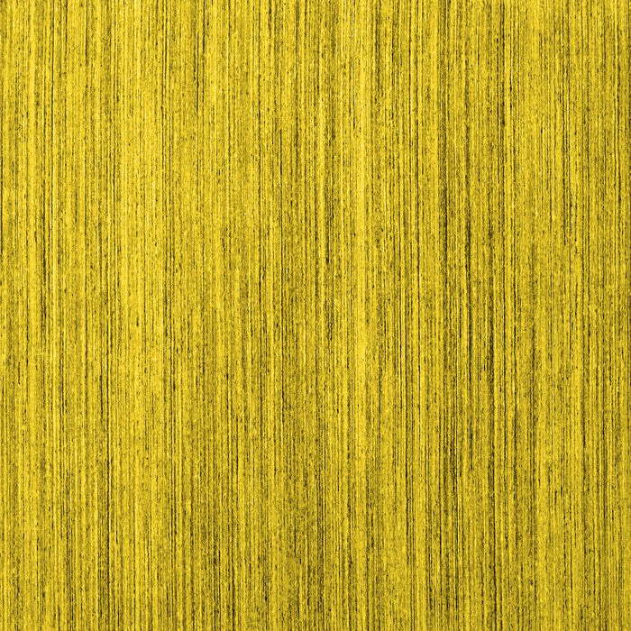 Square Abstract Yellow Contemporary Rug, con1722yw