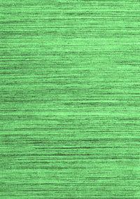 Abstract Emerald Green Contemporary Rug, con1722emgrn