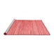 Contemporary Red Washable Rugs