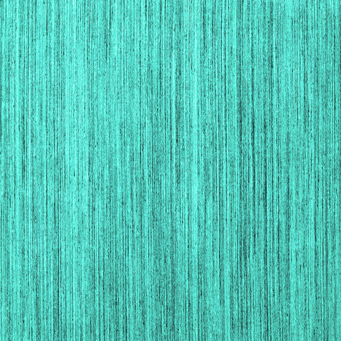 Square Abstract Turquoise Contemporary Rug, con1722turq