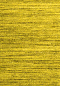 Abstract Yellow Contemporary Rug, con1722yw