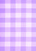 Machine Washable Checkered Purple Modern Area Rugs, wshcon1723pur