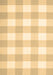 Checkered Brown Modern Rug, con1723brn