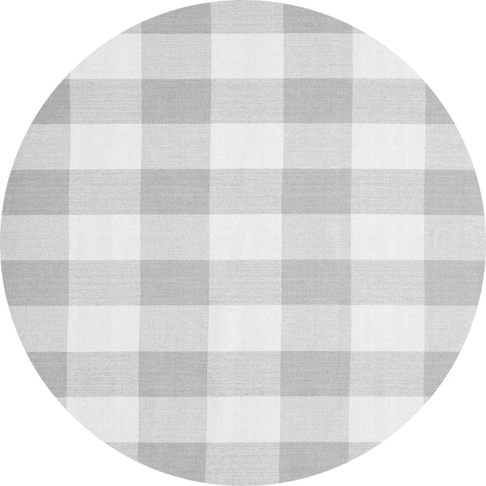 Machine Washable Checkered Gray Modern Rug, wshcon1723gry