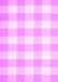 Checkered Pink Modern Rug, con1723pnk