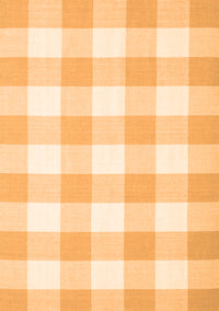 Checkered Orange Modern Rug, con1723org