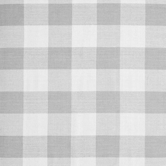 Serging Thickness of Machine Washable Checkered Gray Modern Rug, wshcon1723gry