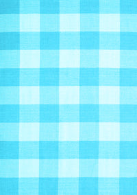 Checkered Light Blue Modern Rug, con1723lblu