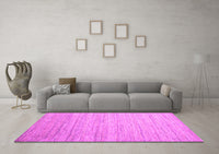 Machine Washable Abstract Pink Contemporary Rug, wshcon1724pnk