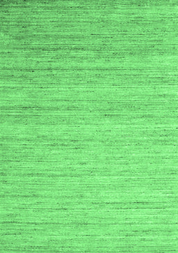 Abstract Emerald Green Contemporary Rug, con1724emgrn