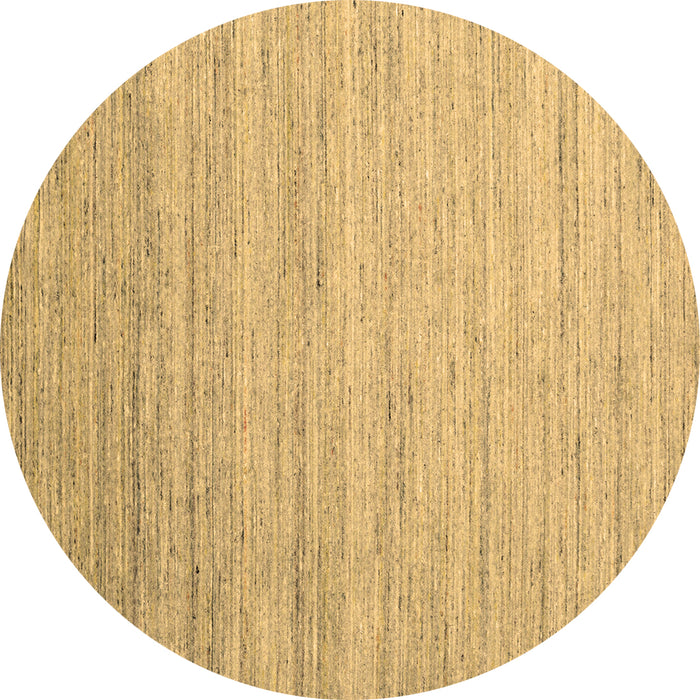 Round Machine Washable Abstract Brown Contemporary Rug, wshcon1724brn