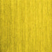 Square Abstract Yellow Contemporary Rug, con1724yw