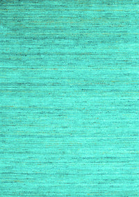 Abstract Turquoise Contemporary Rug, con1724turq