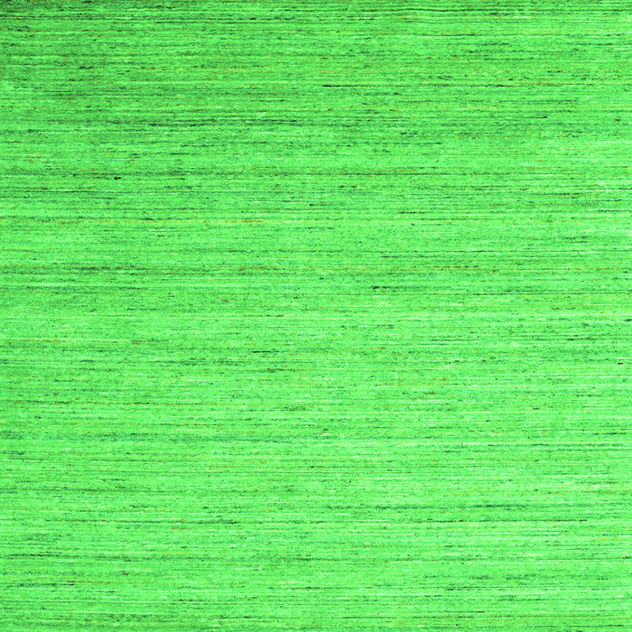 Round Machine Washable Abstract Green Contemporary Area Rugs, wshcon1724grn