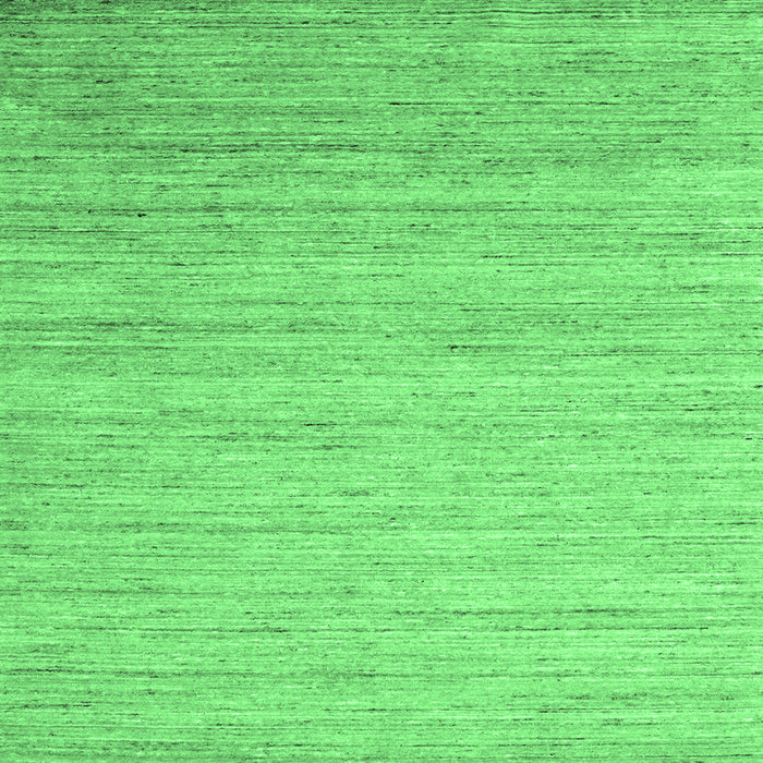 Square Machine Washable Abstract Emerald Green Contemporary Area Rugs, wshcon1724emgrn