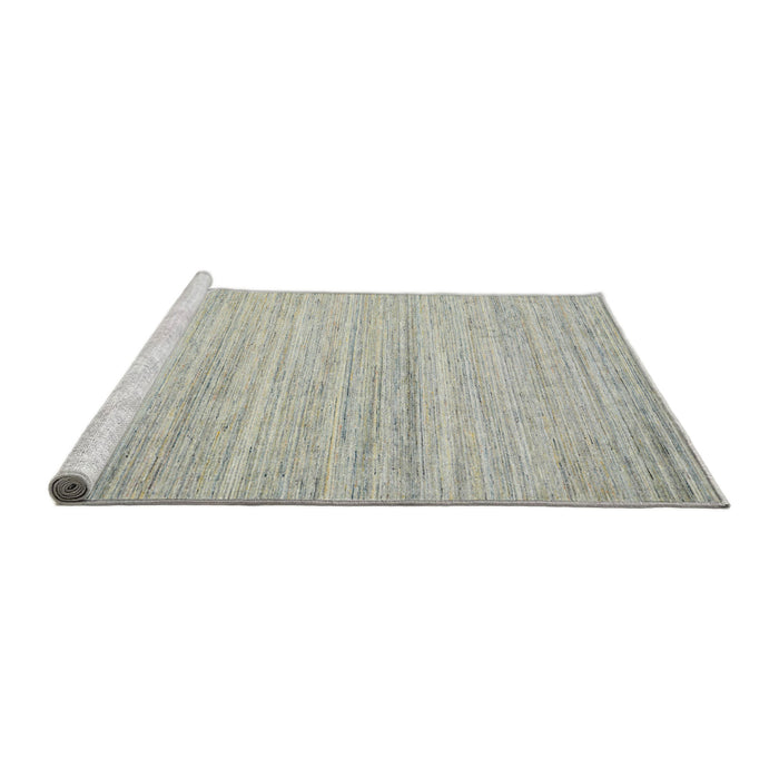 Serging Thickness of Machine Washable Contemporary Pale Silver Gray Rug, wshcon1725