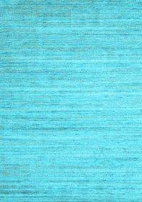 Abstract Light Blue Contemporary Rug, con1725lblu