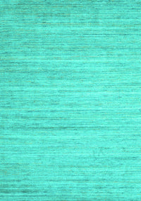 Abstract Turquoise Contemporary Rug, con1725turq