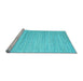 Sideview of Machine Washable Abstract Light Blue Contemporary Rug, wshcon1725lblu