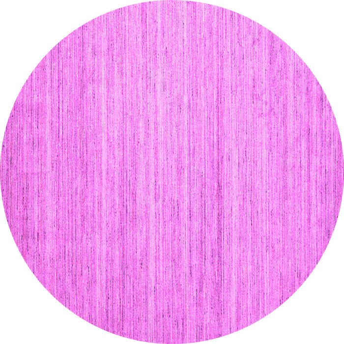 Round Abstract Pink Contemporary Rug, con1725pnk
