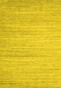 Abstract Yellow Contemporary Rug, con1725yw