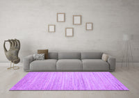 Machine Washable Abstract Purple Contemporary Rug, wshcon1725pur