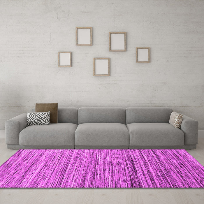 Machine Washable Abstract Pink Contemporary Rug in a Living Room, wshcon1726pnk