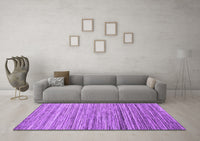 Machine Washable Abstract Purple Contemporary Rug, wshcon1726pur