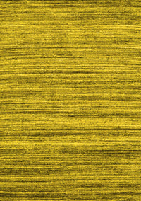 Abstract Yellow Contemporary Rug, con1727yw