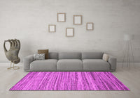 Machine Washable Abstract Pink Contemporary Rug, wshcon1727pnk