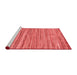 Contemporary Red Washable Rugs