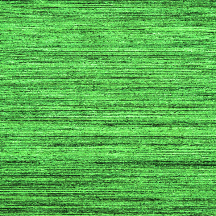 Serging Thickness of Abstract Green Contemporary Rug, con1727grn