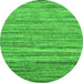 Machine Washable Abstract Green Contemporary Area Rugs, wshcon1727grn