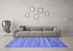 Machine Washable Abstract Blue Contemporary Rug in a Living Room, wshcon1727blu