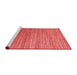 Contemporary Red Washable Rugs