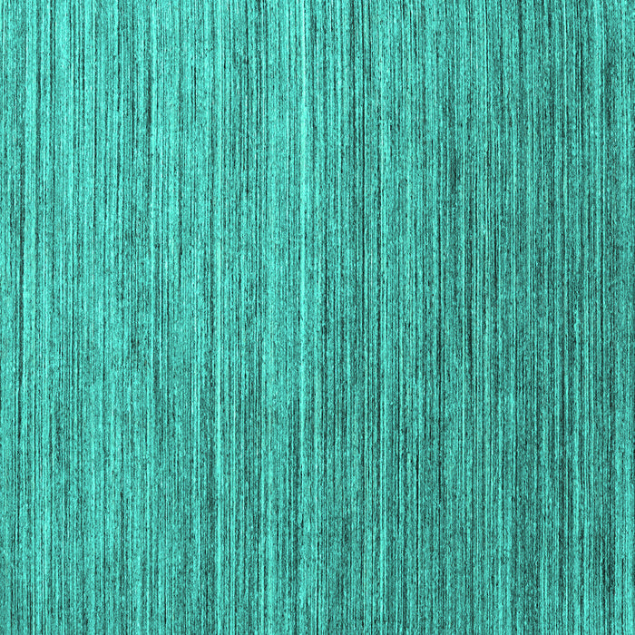 Square Abstract Turquoise Contemporary Rug, con1728turq