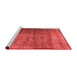 Contemporary Red Washable Rugs